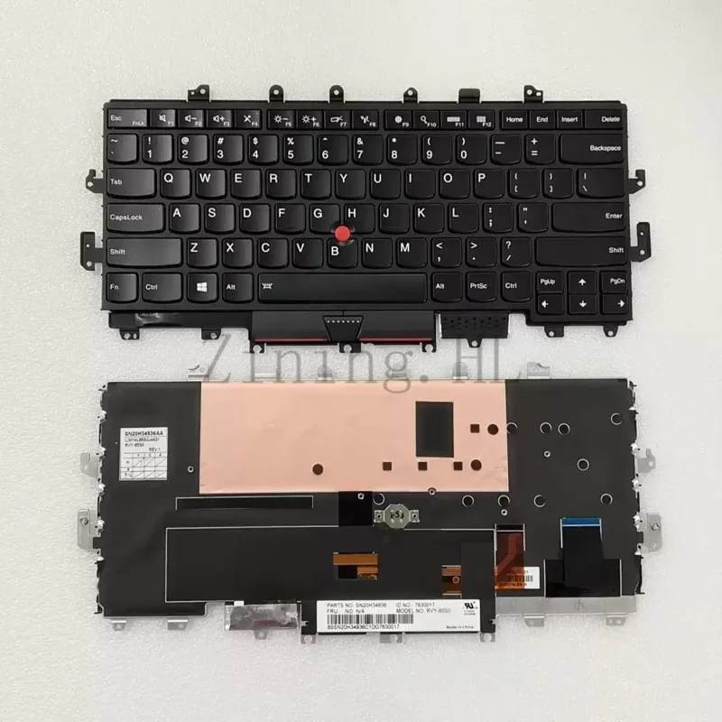 Suitable for Thinkp Lenovo X1 Yoga 2016 US English framed backlit notebook keyboard