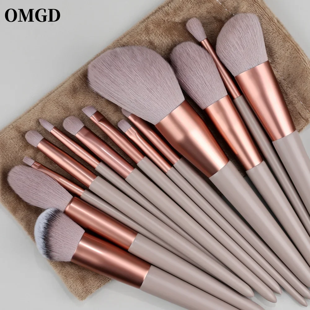 

13PCS Makeup Brushes Set Eye Shadow Foundation Women Cosmetic Brush Eyeshadow Blush Powder Blending Beauty Soft Makeup Tool