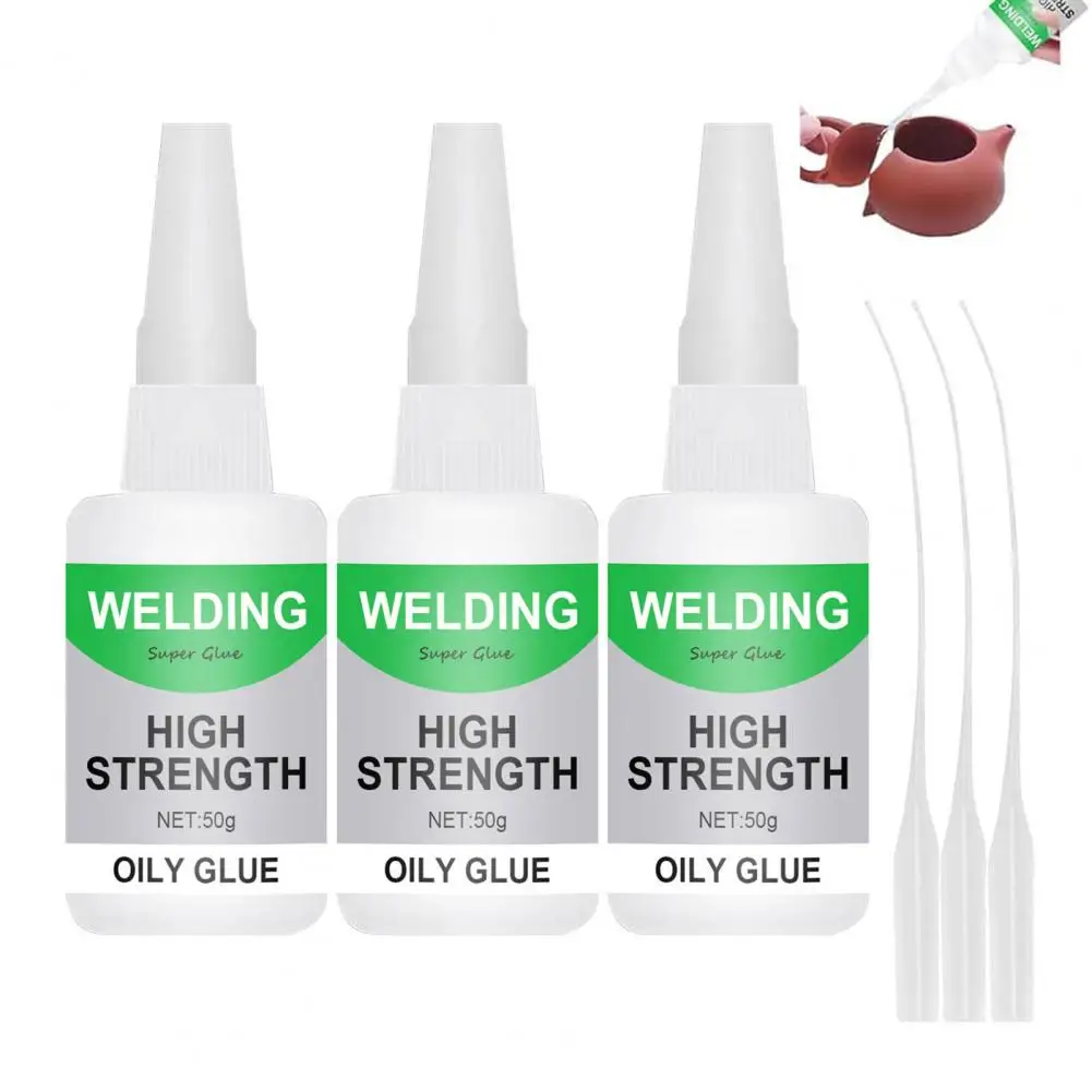 Wood Glue High-Strength Welding Oil Glue Quick-Drying Waterproof Craft Adhesive Glue Glass Leather Repair Metal Bonding Agent