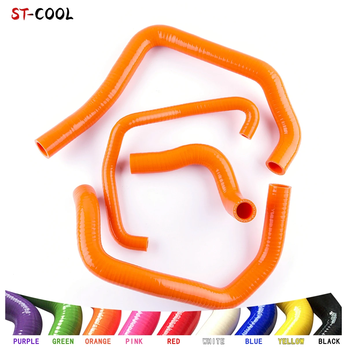 For Kawasaki ZX6R 636 2005-2006 Ninja ZX-6R ZX636 Silicone Radiator Hoses Kit Silicon Tubes 4Pcs 10 Colors