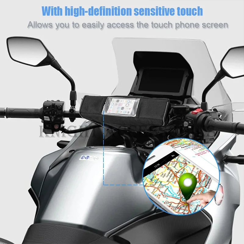 Waterproof handlebar travel navigation bag For Benelli TRK 502 X TNT 25N LEONCINO 250 LEONCINO 500 LEONCINO 800