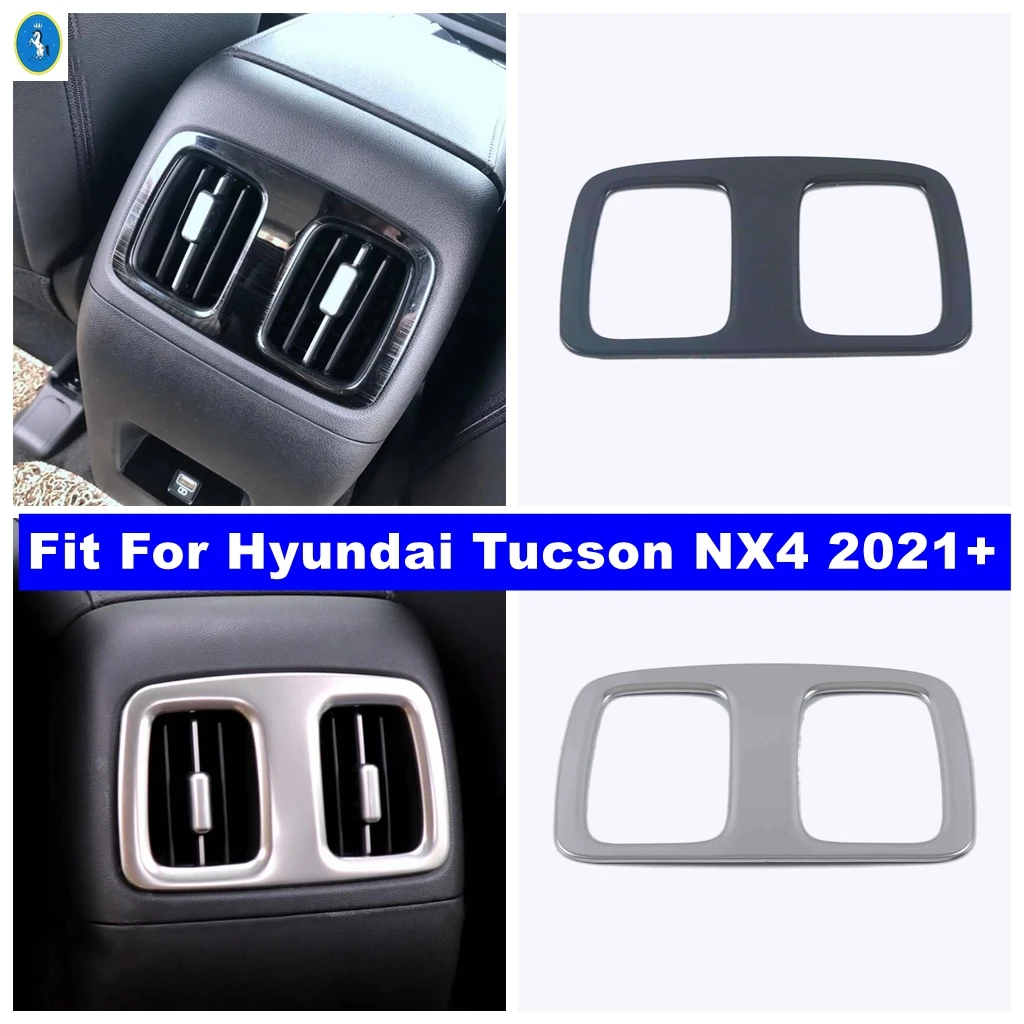 

Auto Armrest Box Rear Air Conditioning AC Vent Outlet Decor Frame Accessories Cover Trim Fit For Hyundai Tucson NX4 2021 - 2025