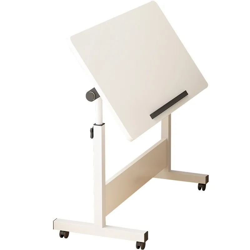 Folding table Standing office Small table with roller Movable lifting Simple bedside laptop computer desk