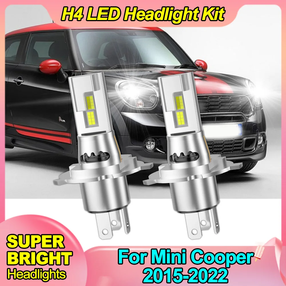 

For Mini Cooper 2015 2016 2017 2018 2019 2020 2021 2022 H4 high intensity 20000LM Cooling Fan design Headlamp