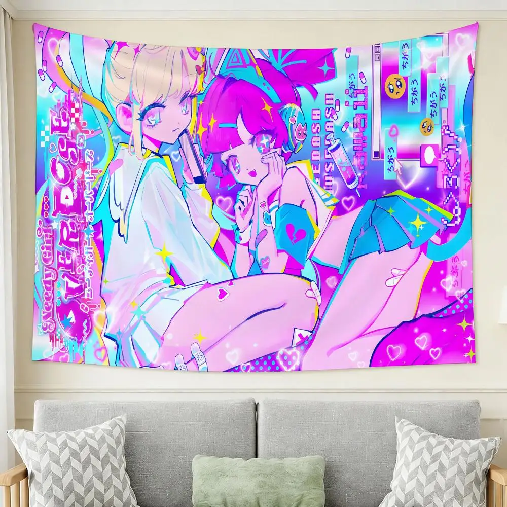 Needy Streamer Overload Tapestry Tapestry Wall Hanging For Bedroom Dorm Living Room Decor Aesthetic