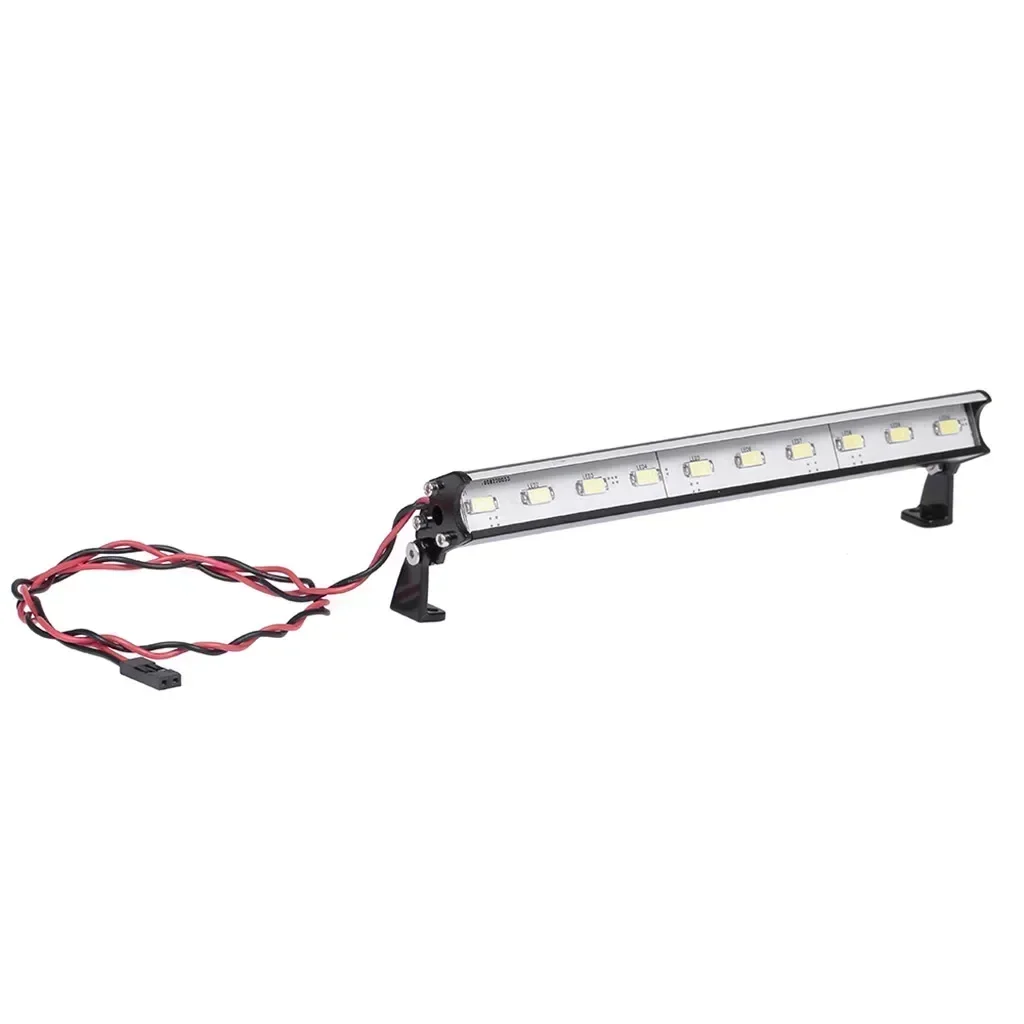 135mm 루프 헤드라이트 10 LED 라이트 트럭용 트렉스 슬래시 4X4 TRX4 니트로 슬래시 X-맥스 액시얼 스코어 RC 트럭 RC 오프로드 돔