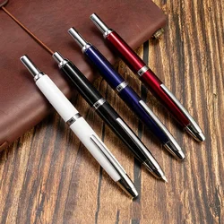 New Jinhao 10 Press Fountain Pen EF/F 0.38 0.5MM Nib,metal Frosted Black Silver Red White Pens,business Office School Stationery