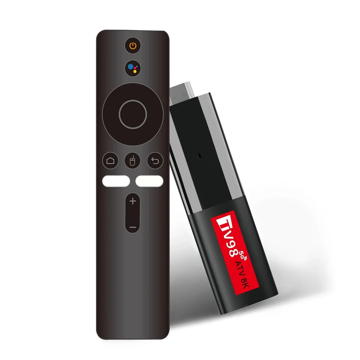 ATS-Android14 ATV Smart TV Stick Allwinner H618 prise en charge 8K vidéo 2.4/5G Wifi6 télécommande vocale Mini TV Box Portable