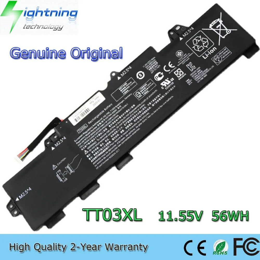 New Original TT03XL 11.55V 56Wh Laptop Battery Battery for HP EliteBook 755 850 G5 ZBook 15U G5 850 G6 15U