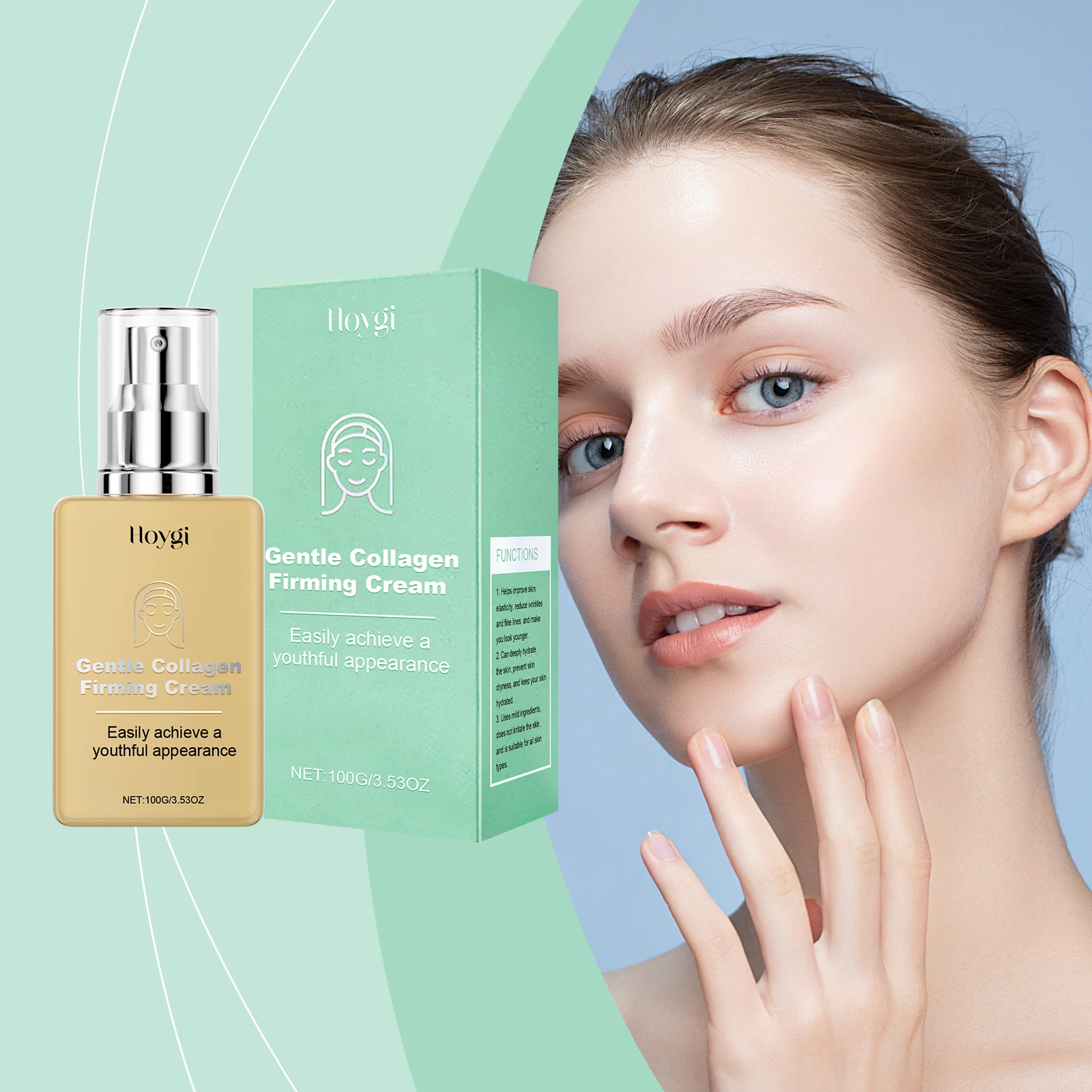 Gentle Collagen Firming Cream - Anti-Aging Face & Neck Cream for Youthful Skin