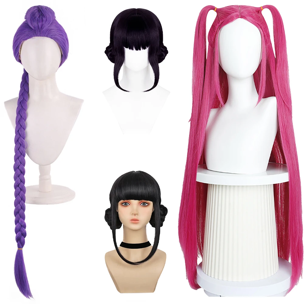 

High-Quality Anime Rumi Mila Zoe Cosplay Synthetic Hair Simulated Scalp Top Suitable For Women'S Daily Party Heat-Resistant Wig
