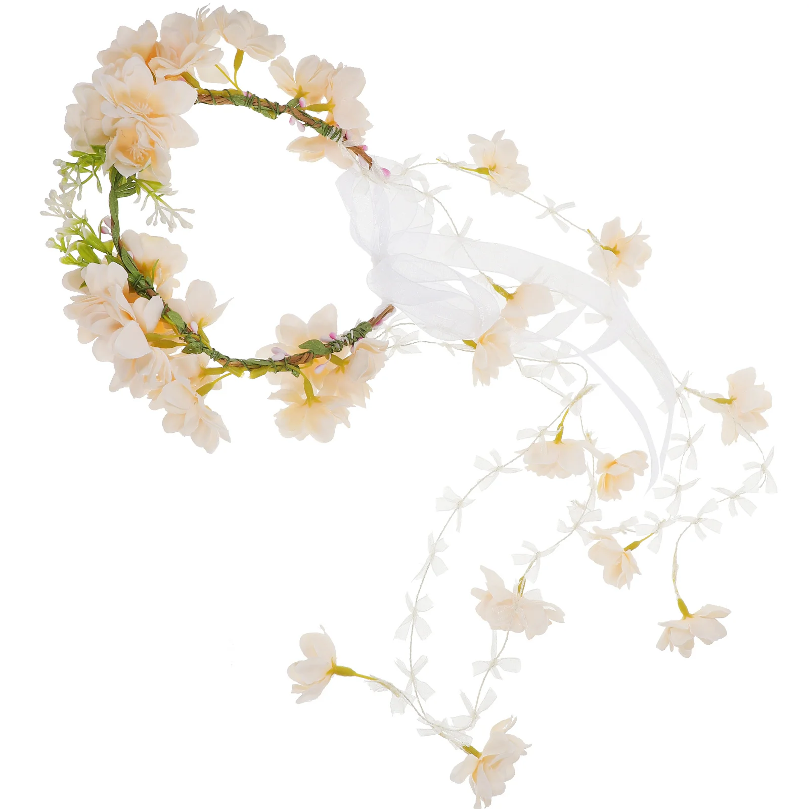 

Hair Accessories Flower Headband For Women Fairy Headpiece Bridal Wedding Party Prom Hair Jewelry Decorative