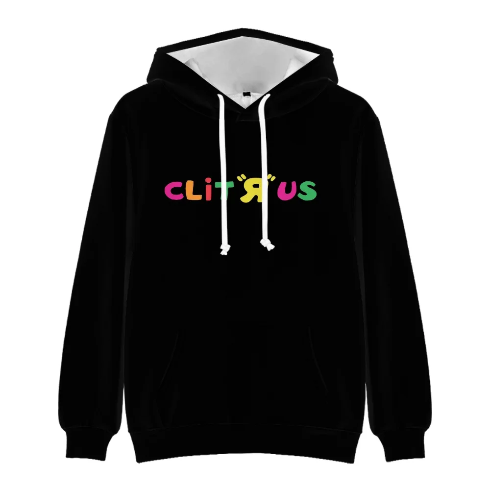 

Danny Duncan Clitrus Black Hoodie 3D Trendy Print Hip Hop Hoody Casual All-match Harajuku Unisex Hoodie tops