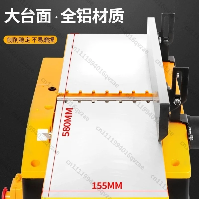6-inch Woodworking Flat Planer, Desktop Electric Planer, Small Household Single-sided Planer