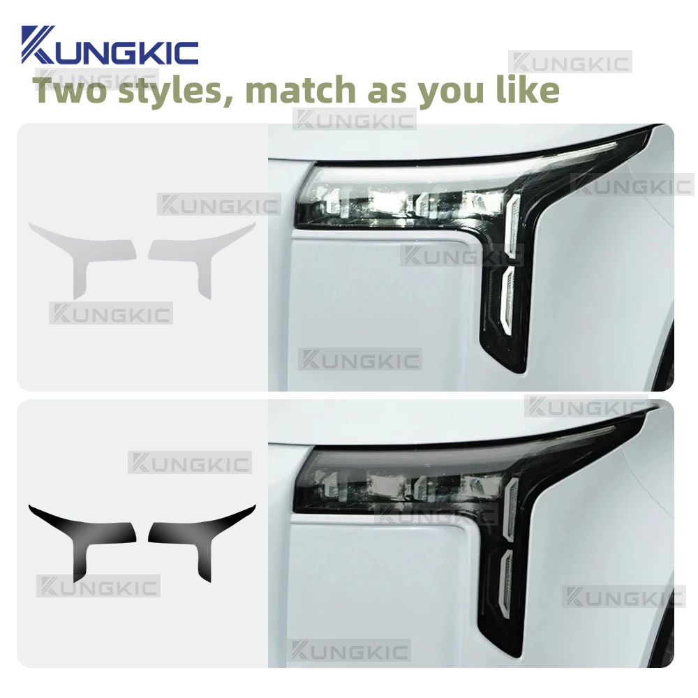 

For Rox 01 2024 2025 2026 TPU Car Headlight Film TPU Pre-cut Anti-scratch Clear Smoked Sticker Accessories