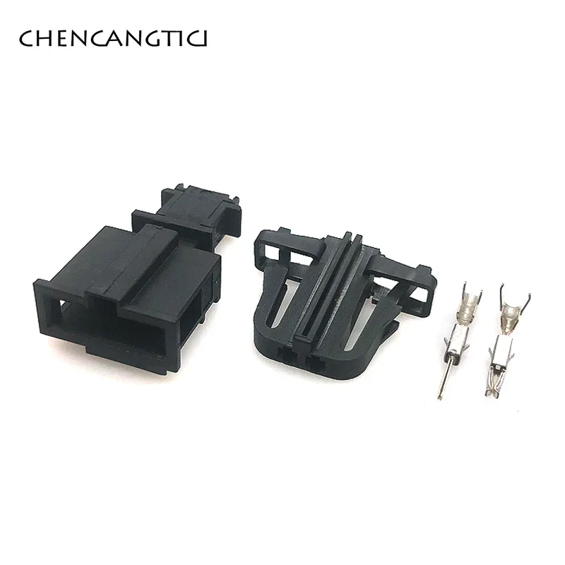 5 Sets 2 Pin Way 1.5 Mm Male Female Auto Electrical Plug Trunk License Plate Light Connector 1J0971972 3B0972712