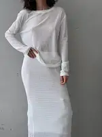 Hirsionsan 2025 basique doux t-shirts femmes été automne manches longues lâche bas t-shirts dames décontracté tricoté doux femme hauts 4