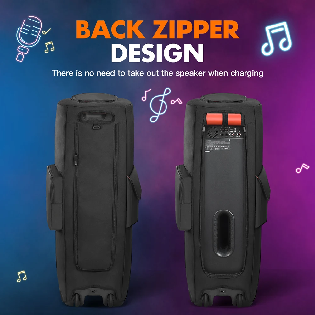 Portable Speaker Dust Case Anti-Slip Padded Speaker Protective Cover Double-Sided Speaker Storage Bag for  PARTYBOX 1000 Bag view 4