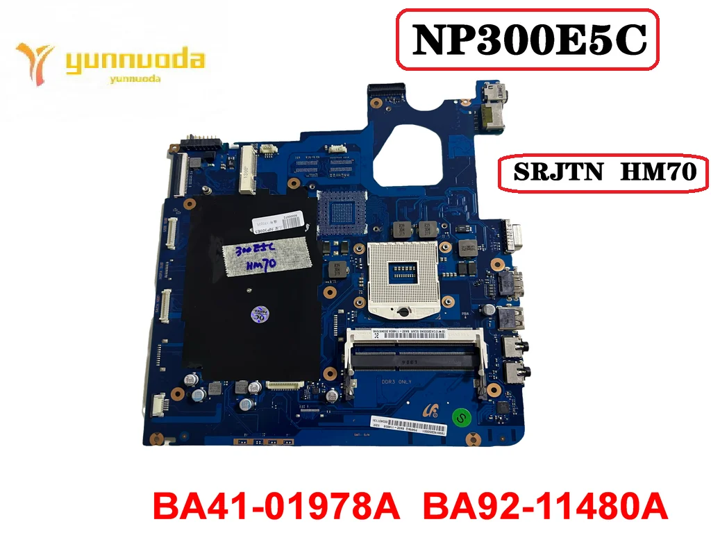 

Original For Samsung NP300E5C laptop motherboard HM70 BA41-01978A BA92-11480A Tested Good Free Shipping