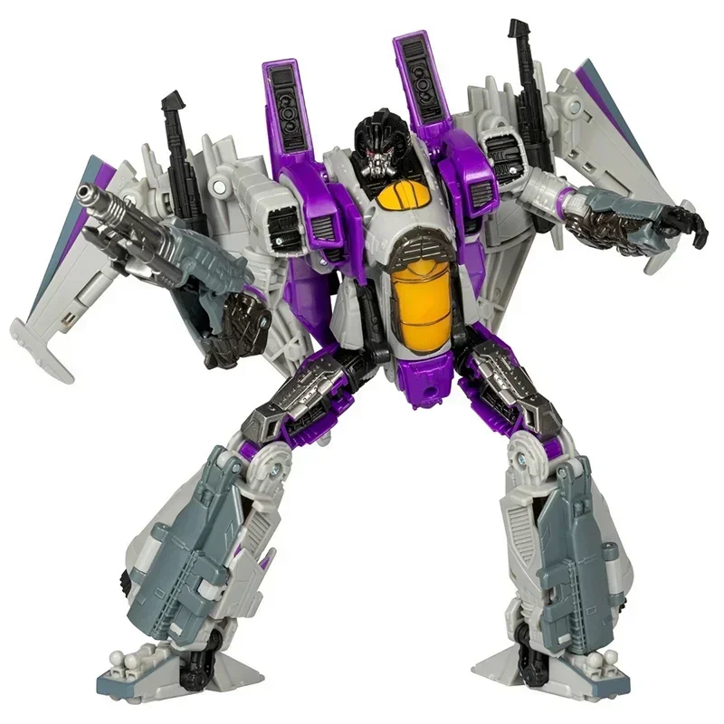 W magazynie Hasbro Transformers SS113 Skywarp Studio Series 17cm Voyager Class Bumblebee oryginalne Anime Model postaci zabawki