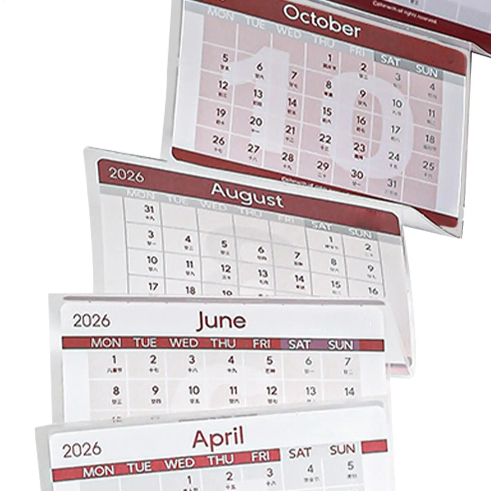 Monthly Calendar Stickers 2026 Peel And Stick Adhesive Tabs Daily Planner Tabs Month Stickers For Adults Students Journaling