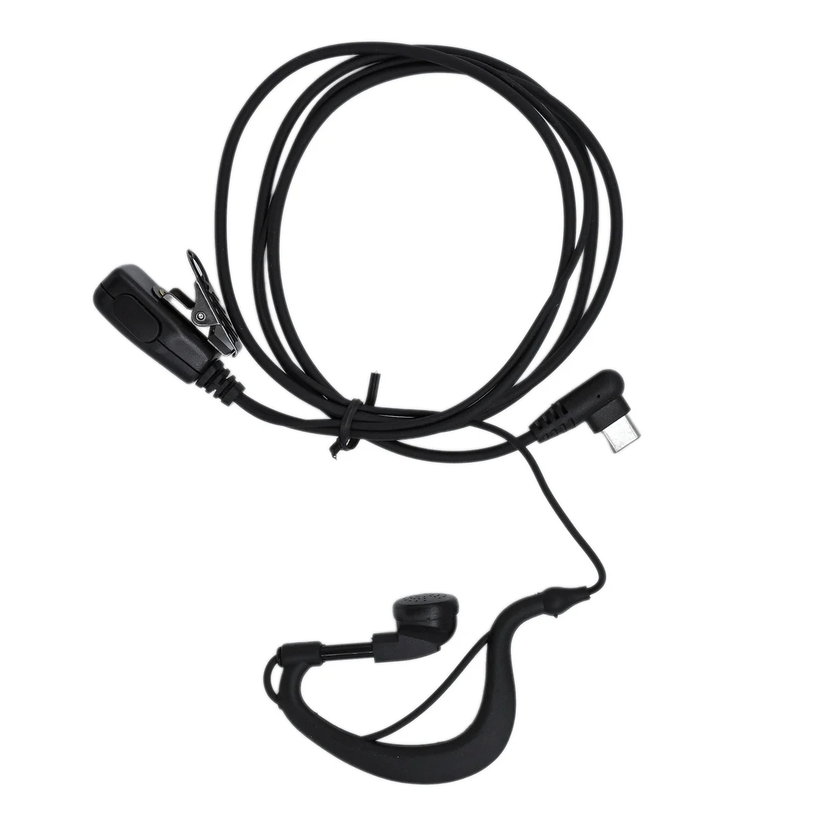 

Liton Earpiece Headset Ear Hook G Shape USB Type C Port for LT-9100 LT9100 Ham Two Way Radio Accessory PTT Key Mic