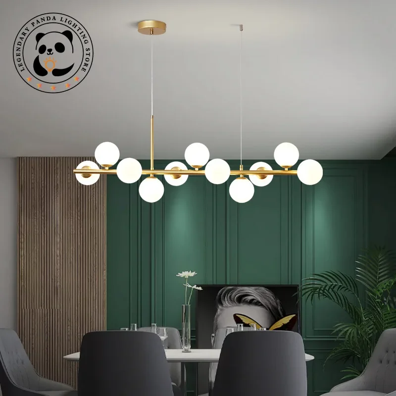 Nordic Designer Pendant Lights Originality Metallic Luster Glass Lampshade Hanglamp Woonkamer Restaurant Art Decor LED Luminaria