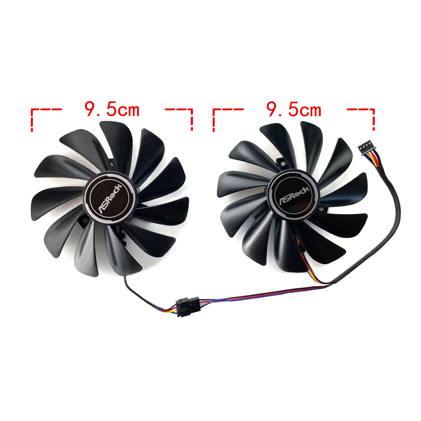 CF1010U12S Wentylator Zamienny do Karty Graficznej ASROCK RX5700 5700XT Challenger