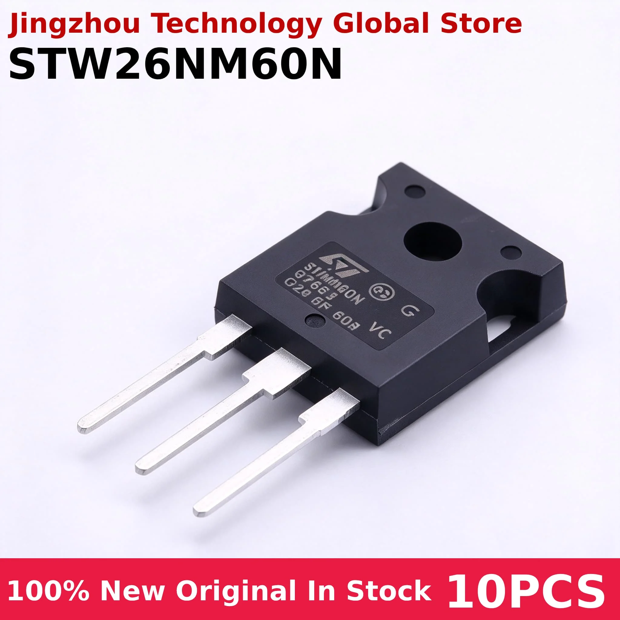 10PCS 26NM60N STW26NM60N TO-247 N-ch Power MOSFET 20A 600V Transistor 100% New Wholesale