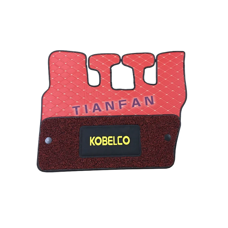 

For Kobelco Sk Kx 200/210/250/260/330/350-8 Cab Floor Rubber Foot Mat Excavator Accessories