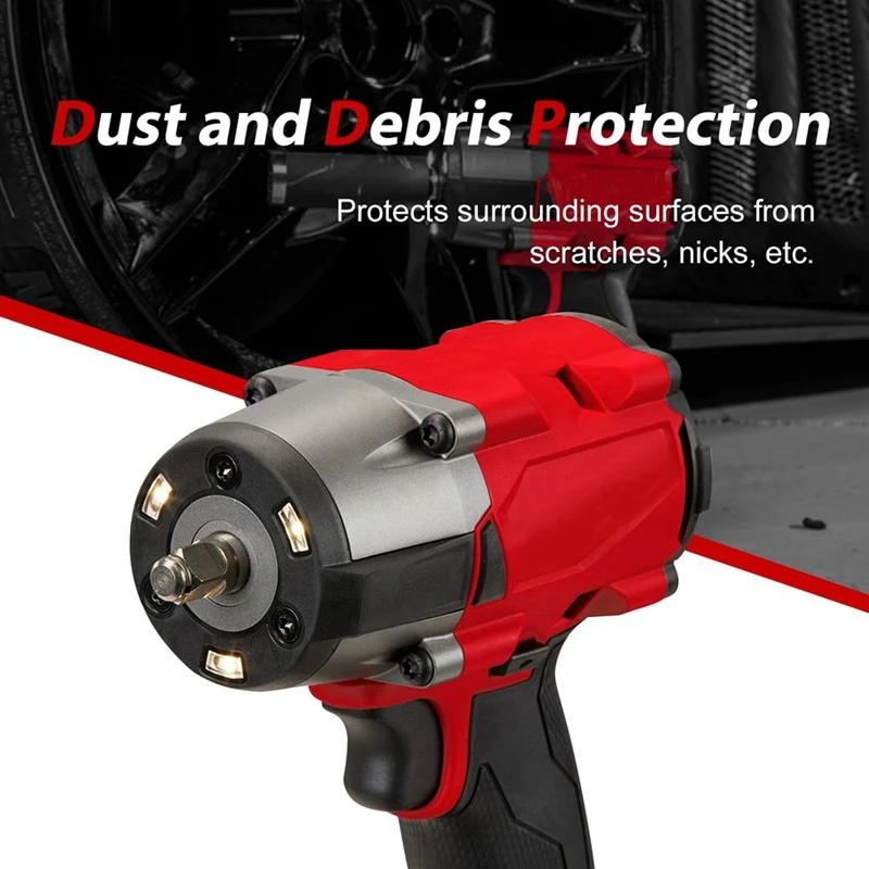 PORK-49-16-2960 Torque Impact Rubber Protective Boot For Milwaukee M18 Fuel Mid-Torque Impact Wrench