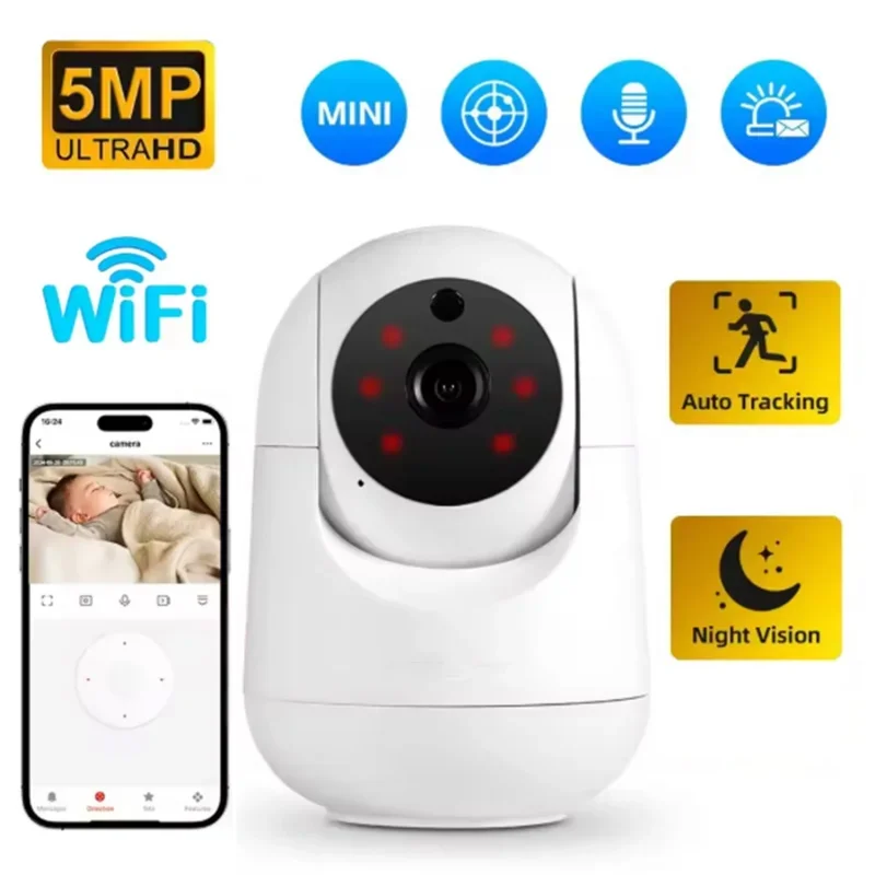 NEW Mini 1080P Wifi IP Camera Smart Home Auto Tracking Full Night Vision Network for Wireless CCTV Video Baby Security Camera