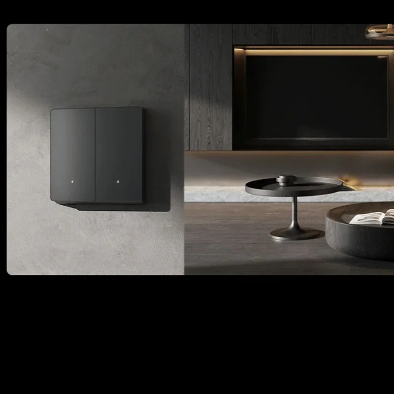 Xiaomi Smart Switch Pro إحصاءات الكهرباء الربط الذكي AG لوحة زجاجية التحكم عن بعد اللاسلكي العمل لـ Mihome