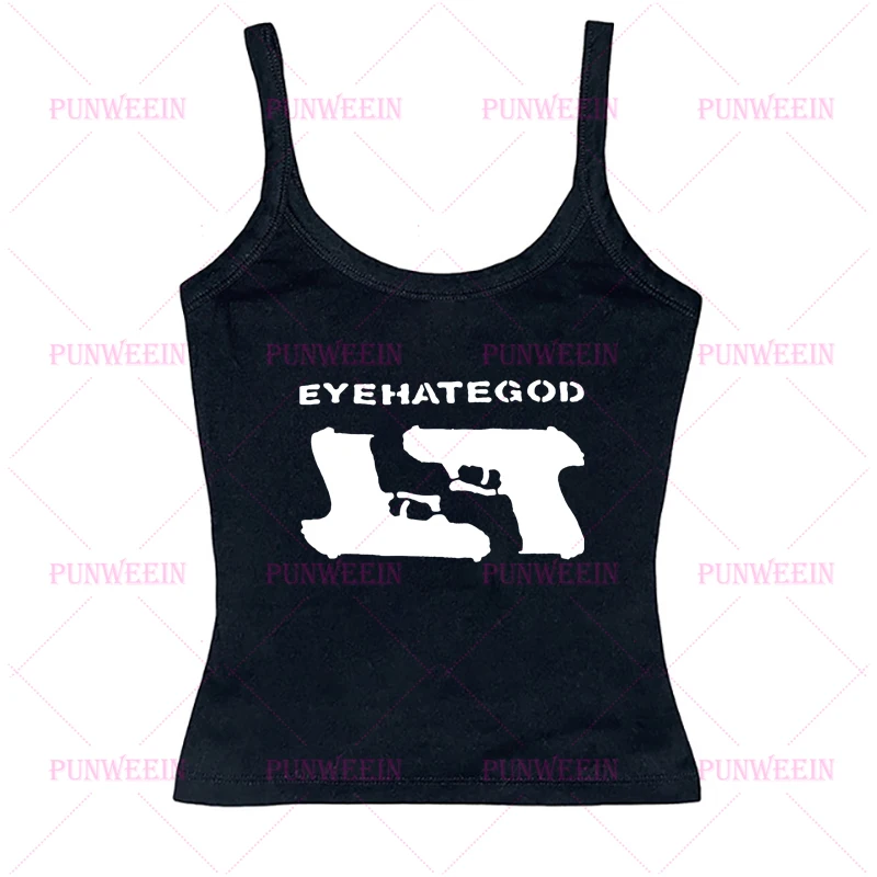 Punk Vintage Graphic Letter Women Short Sleeve Slim crop top Baby Tees Sexy vest band Streetwear Emo Girls 2000s Y2k Crop Top