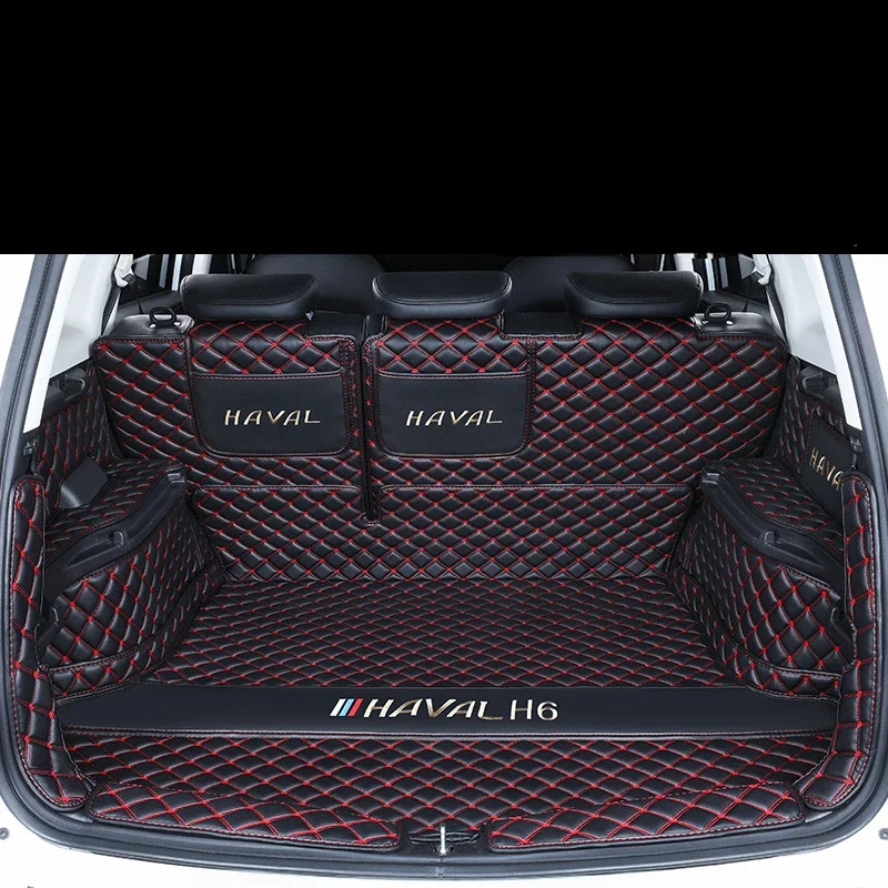 

Кожаные коврики для багажника автомобиля Haval H6 2020 2021, противогрязные аксессуары для укладки