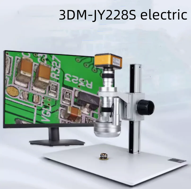 Electric 3D microscope, manual 3D microscope, motor-driven 3D microscope, 3D 360 degree rotation observation, video microscope