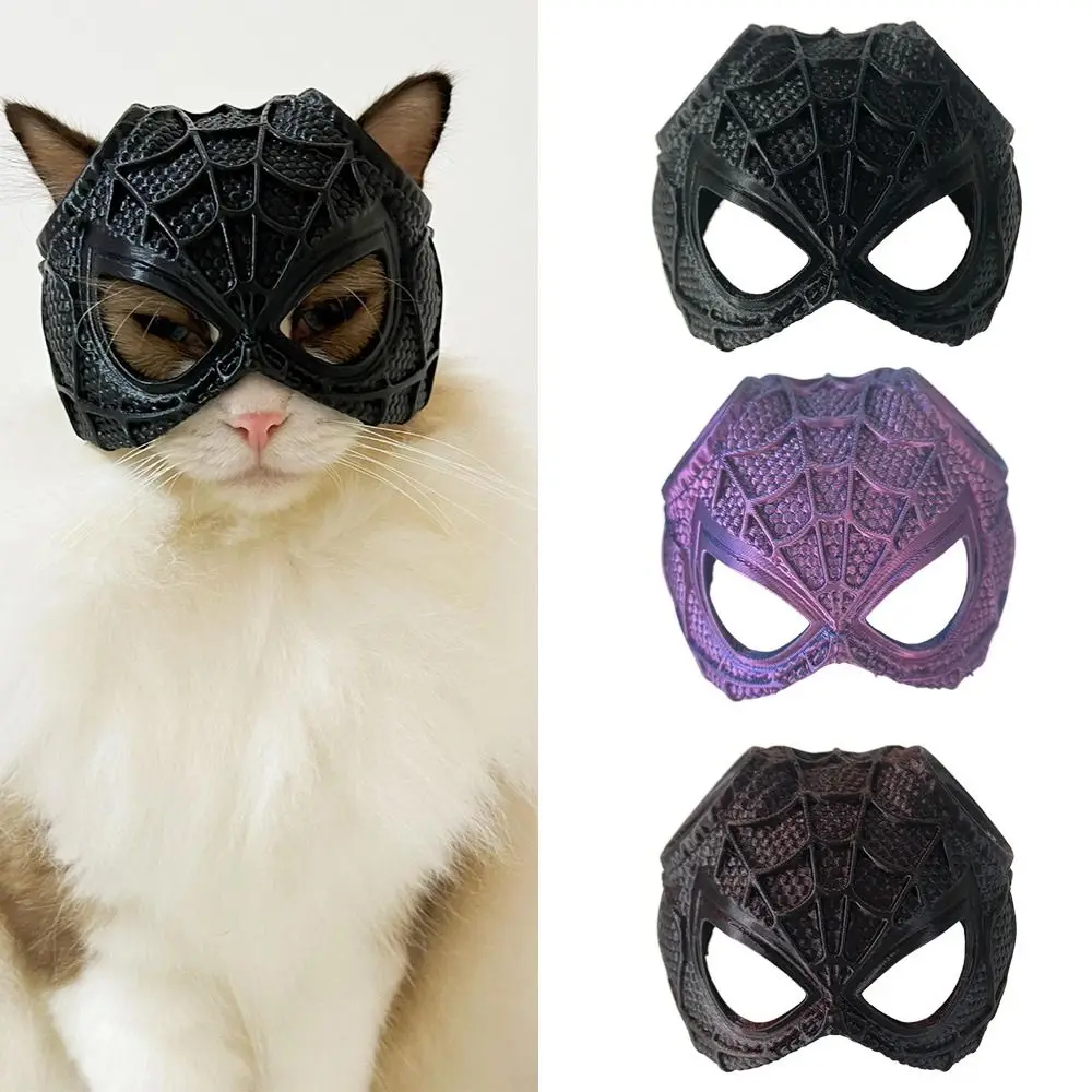 Czarny nadruk 3D Maska kota Nietoperz Akcesoria Halloween Kostium Cosplay Akcesoria Nietoperz Kot Avenger Maska Zestaw słuchawkowy Nakrycie głowy kota