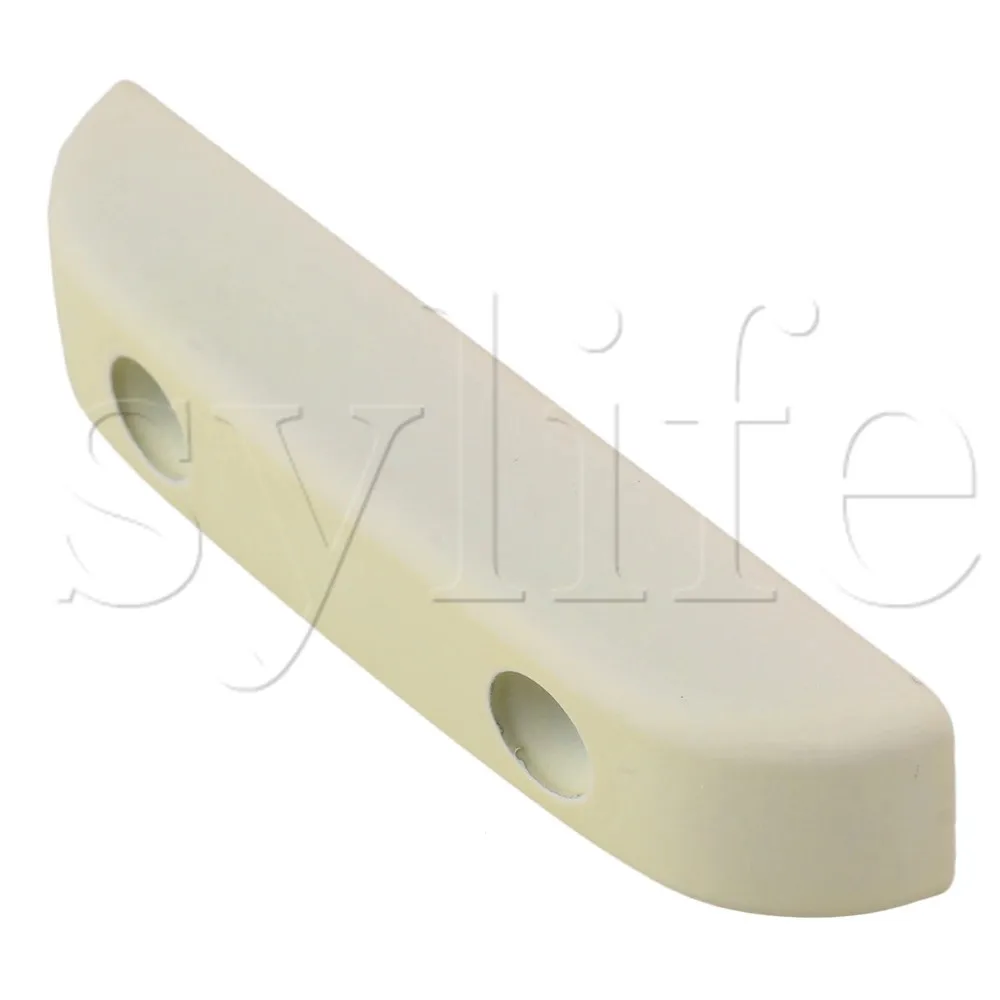 Cream Metal Thumb Rest  Thumbrest with Mounting Screws for Bass Guitar