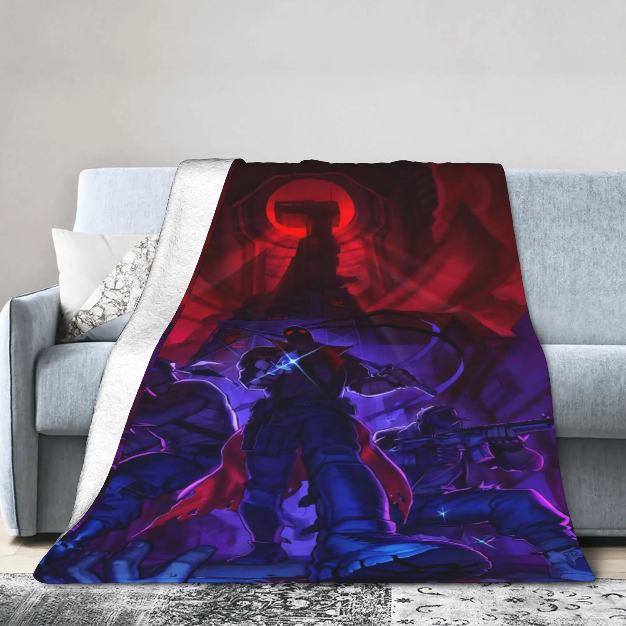 MADNESS COMBAT Hank Blankets Ultra-Soft Fleece Healing Gift  Throw Blankets Plush Thin Quilt
