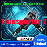 EMAX Transporter 2 Goggles With Dual Antennas 5.8Ghz 4.3 Inches FPV Glasses Tinyhawk Goggle Glasses for RC FPV Racing Drone
