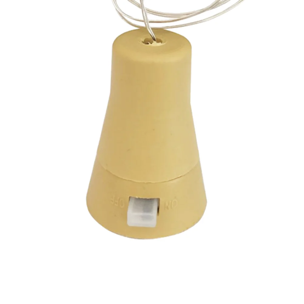 

6Pcs 10 Lights Wine Bottle Cork Copper Wire String Lights Waterproof Dazzling Centerpiece for Parties and Festivals