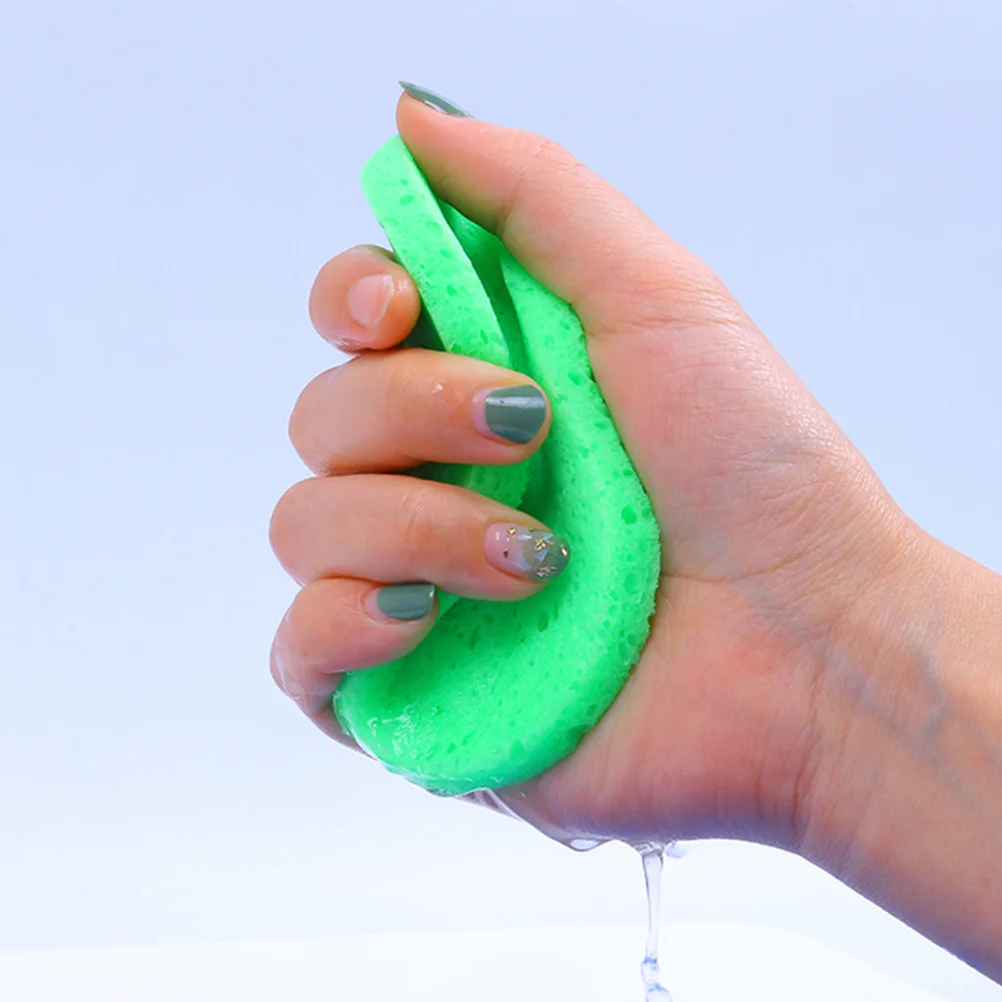 

50pcs Round Facial Sponges Cleansing Cotton Soft Material Thickened Structure Safe Use Diameter60mm Thickness8mm Makeup Removal