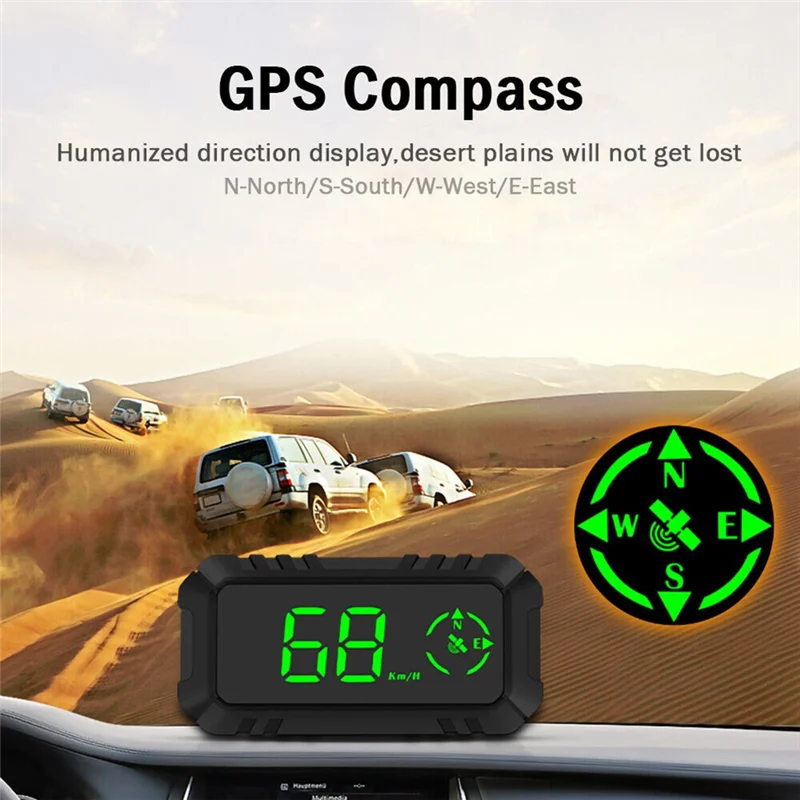 G7 Universal Car HUD Car GPS -Up Display Speed Guide Flat Meter Car Supplies