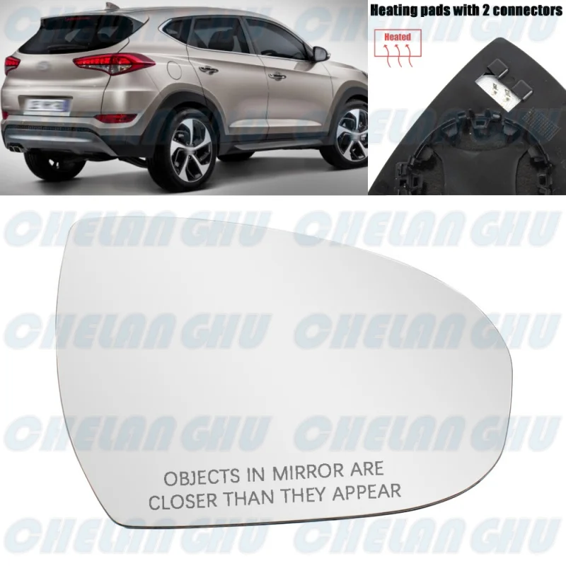 

For Hyundai Tucson 2016 2017 2018 US Version Right Side Heated Rear Mirror Glass Car accessories 87621-D3400