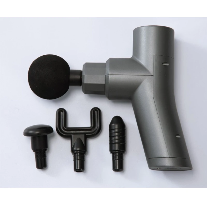 Mini Massage Gun Electric Body Deep Tissue Massage Fascia Gun Neck Massager Pocket  for Relaxation Pain Relief with 4 Heads