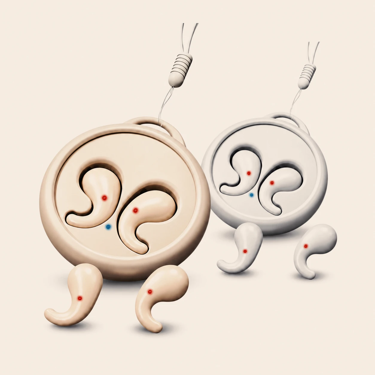Compact Soft Silicone Sleep Earbuds Noise Blocking Earphones for Side Sleeping Portable Design with Anti-Lost Silicone Lanyard