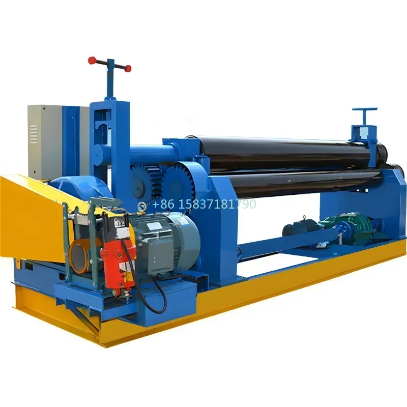 China Supplier Plate Rolling Machine 12X2500 Hydraulic 3-roller Plate Bending Rolling Machine Metal Sheet Rolling Machine Price