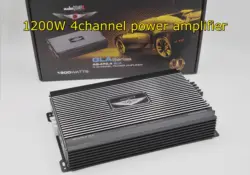 audioGUART Car Home Audio Power Amplifier 4 Channel 12V Car Digital Amplifer Car Audio Amplifier for Cars Amplifier Subwoofer