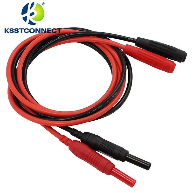 TL454 1M female to male 4mm banana plug test line,Patch Cord,test leads,CATIII 1KV/32A