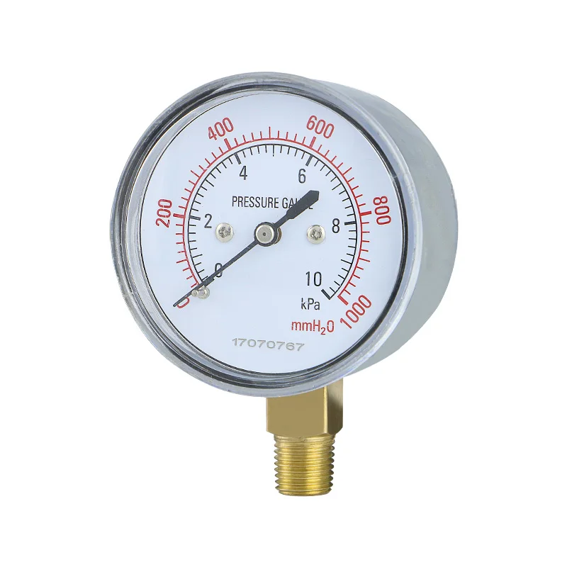 Kpa pressure gauge -40~0kpa 0-2.5kpa 0-4kpa 0-6kpa 0-10kpa 0-15kpa 0-16kpa 0-20kpa 0-30kpa 0-50kpa 0-60kpa micro pressure meter